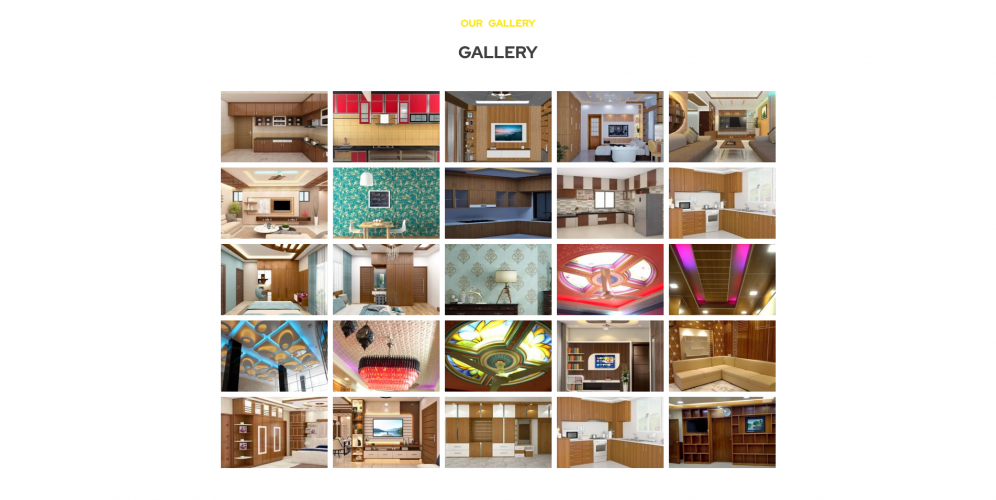 An Interior Design Studio Website Developed screenshot 1