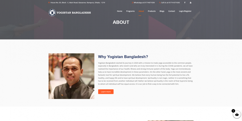 Site Developed For A Yoga Trainer screenshot 5