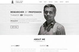 Portfolio Website for Freelance Researcher