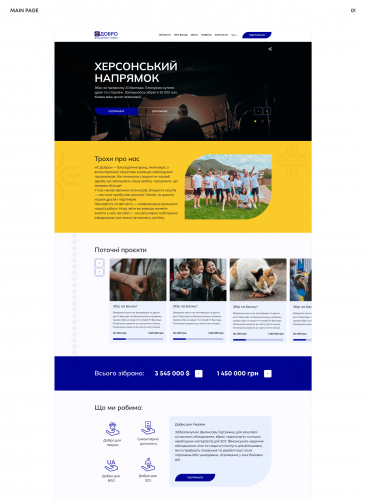 WordPress UX/UI Design & Development for Charity Website | E Dobro  screenshot 4