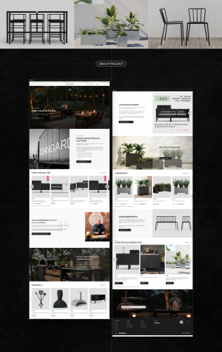 Shopify UX/UI Design, Graphic Designer & Development for Dangarden screenshot 1