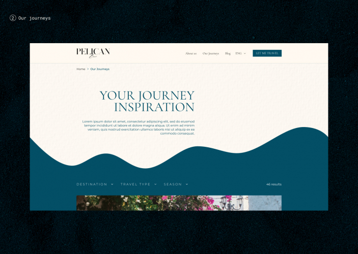 WordPress UX/UI Designer for Custom Travel Brand | Pelican Tour screenshot 4