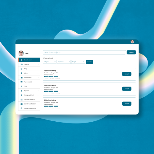 Professional Business Services platform screenshot 1