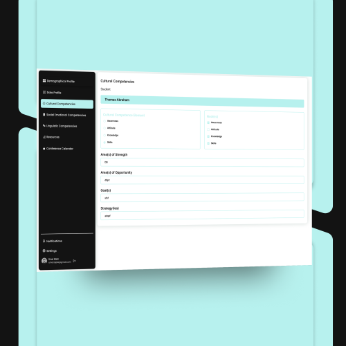 Educational Web Application screenshot 2