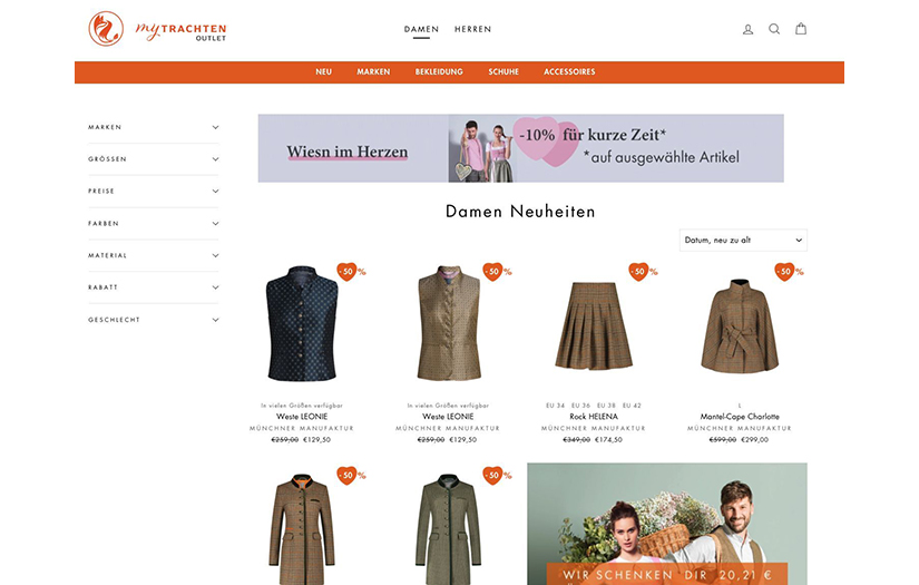 My Trachten Outlet screenshot 1