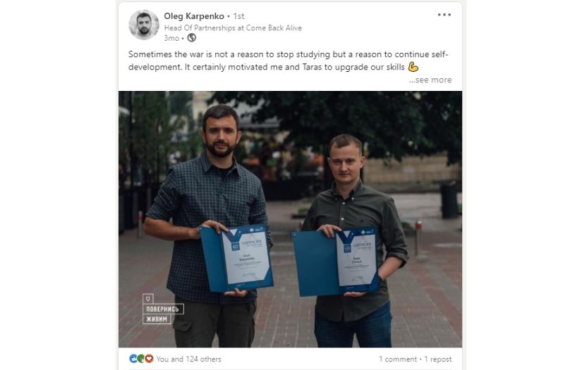 Personal Brand and Assistance in Partners Search on LinkedIn for the Head of Partnerships of NGO screenshot 1