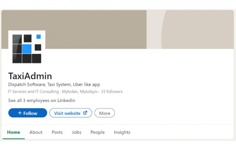 LinkedIn Brand Packaging and Lead Generation for the Taxi Software Company screenshot 2