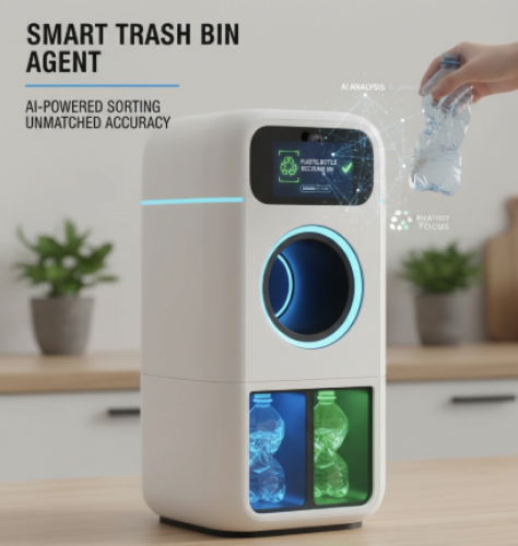 Smart Trash Bin Agent: AI-Driven Waste Classification & Circular Economy (2025) screenshot 1