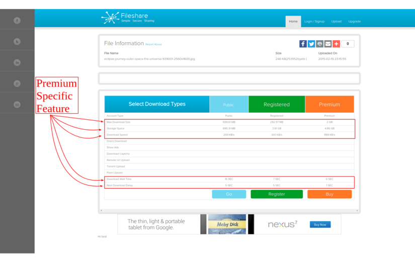 Media Sharing and Monetization Platform screenshot 1