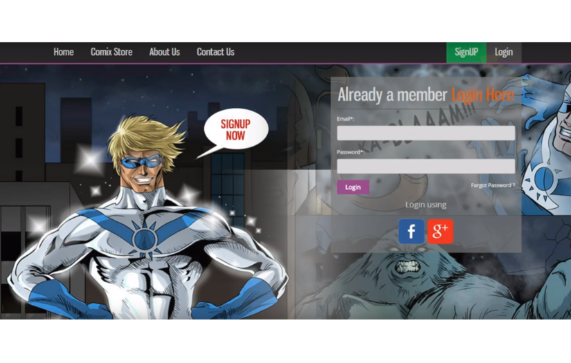 Online Comics Publication, Sales and Promotion screenshot 1