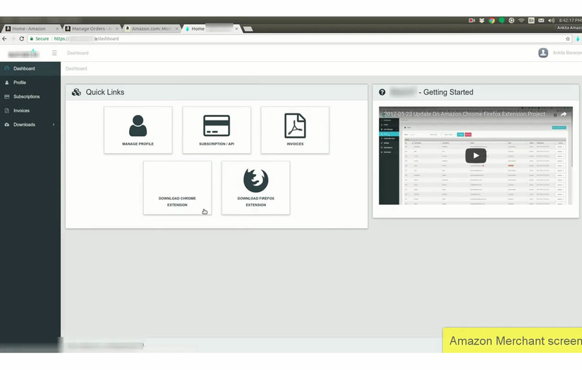 Review Management Platform : Chrome and Firefox Extension screenshot 1