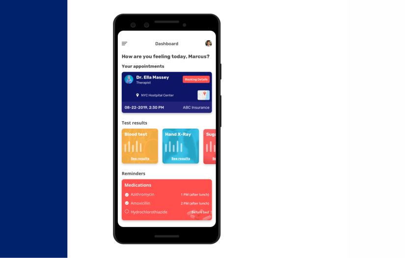 The uber-like healthcare doctors booking platform (United States) screenshot 3