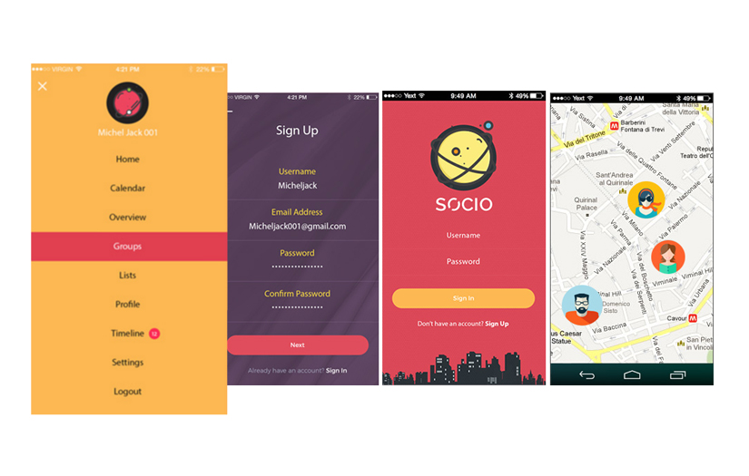 Socio- Social Chatting Mobile App screenshot 1