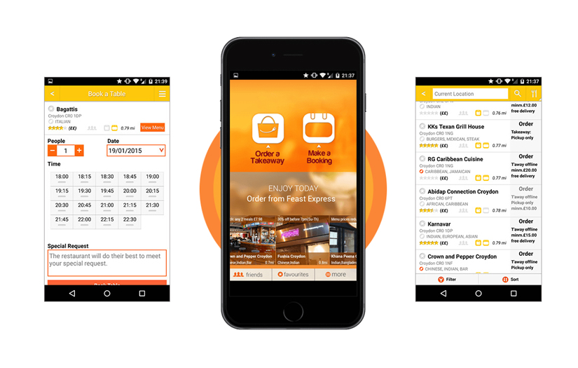Online Food Ordering App screenshot 1