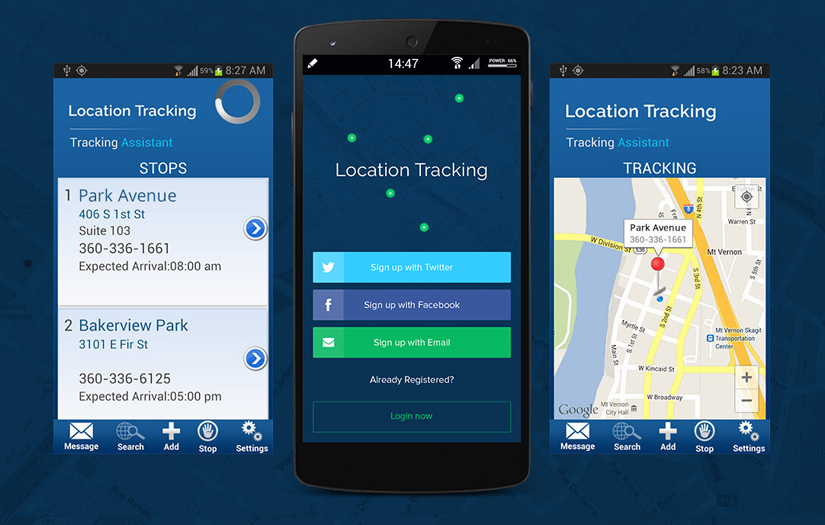 Location Tracking App screenshot 1