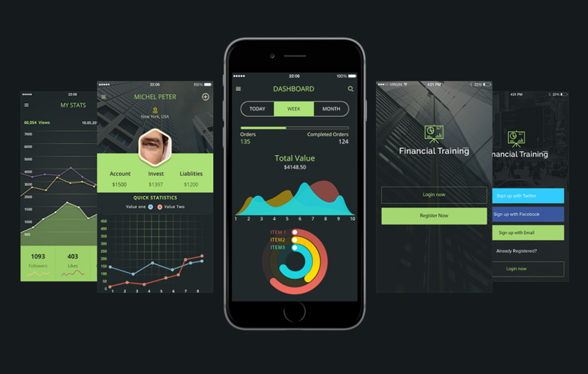 Financial Training Application screenshot 1
