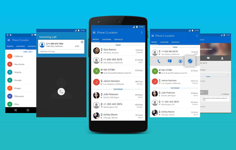 Phone2Location App- Identifies the Location of Incoming & Outgoing Calls screenshot 1