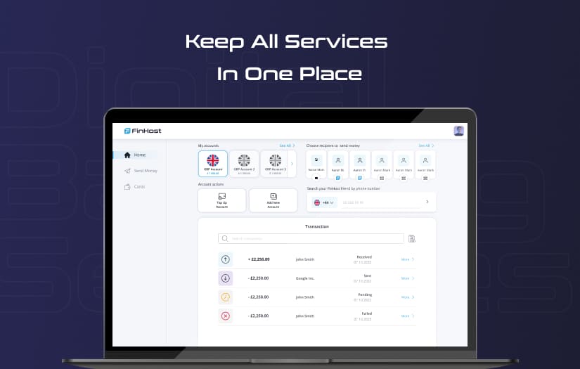 FinHost - Web Application screenshot 2