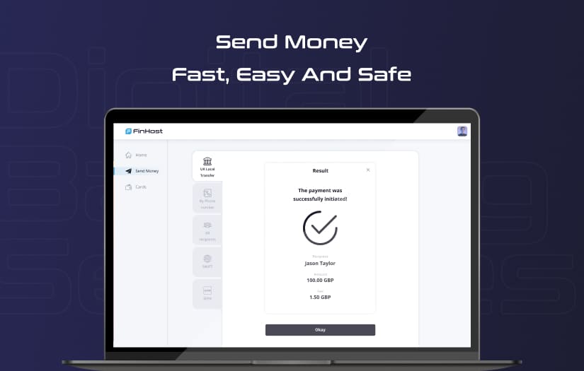FinHost - Web Application screenshot 1