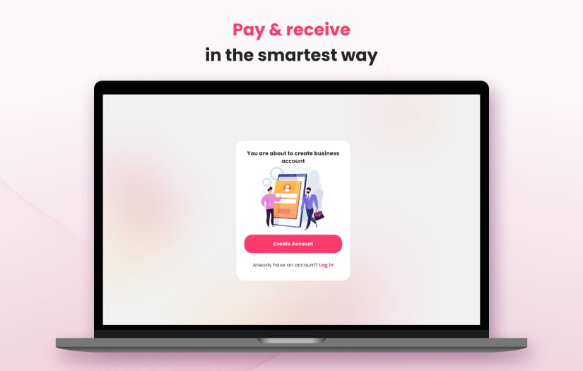 Muniy – web banking application screenshot 1