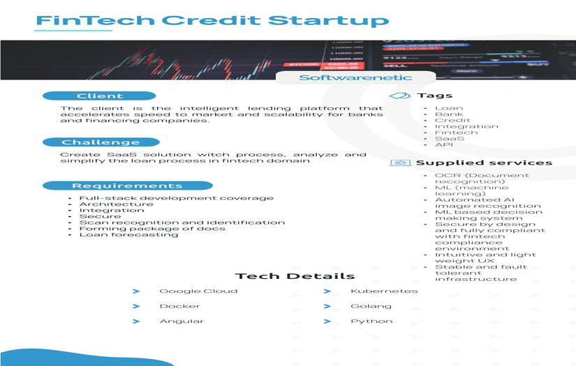 Fintech credit StartUp screenshot 1