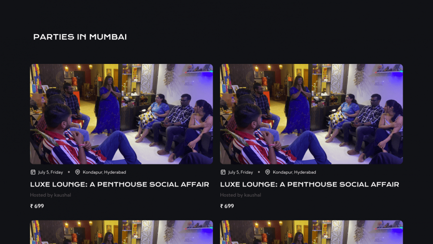 Transforming House Parties with Enhanced Trust, User Experience, and Scalability screenshot 5