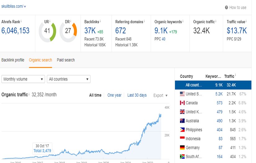 SEO for a worldwide ecommerce business screenshot 1