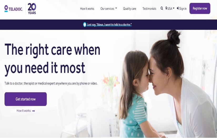 TELADOC screenshot 2