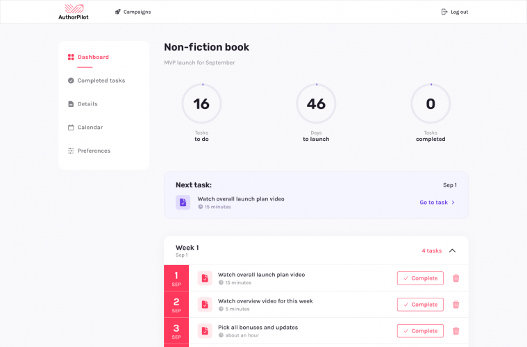 Education Campaign Management platform screenshot 3