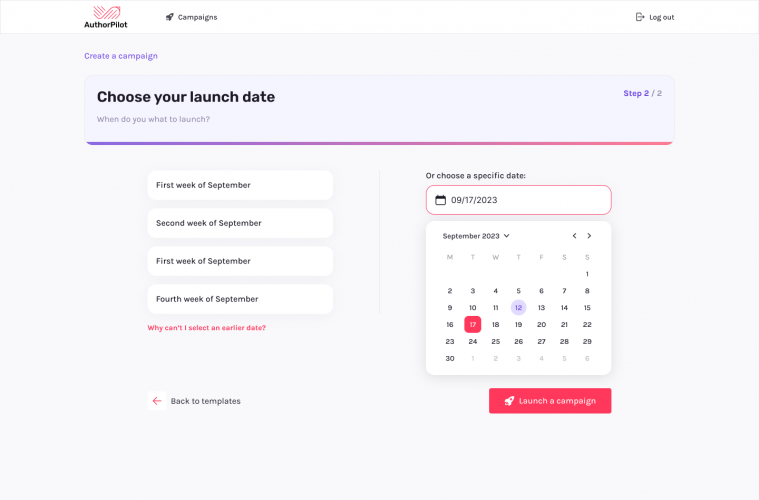 Education Campaign Management platform screenshot 1