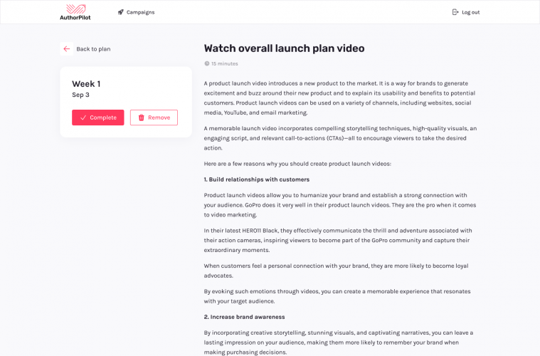 Education Campaign Management platform screenshot 4