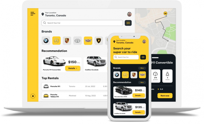 Fleet management system screenshot 1
