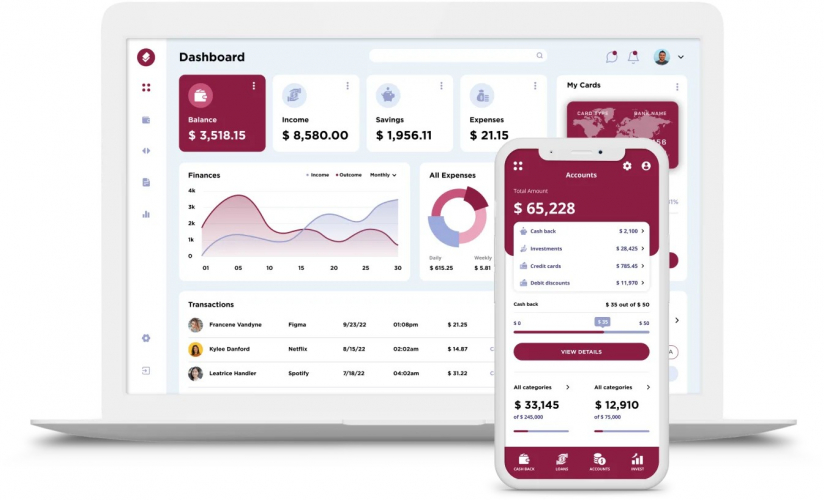 Bank management system screenshot 2