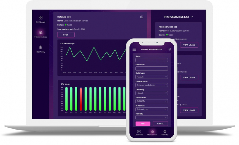A centralized platform for internal microservices screenshot 3