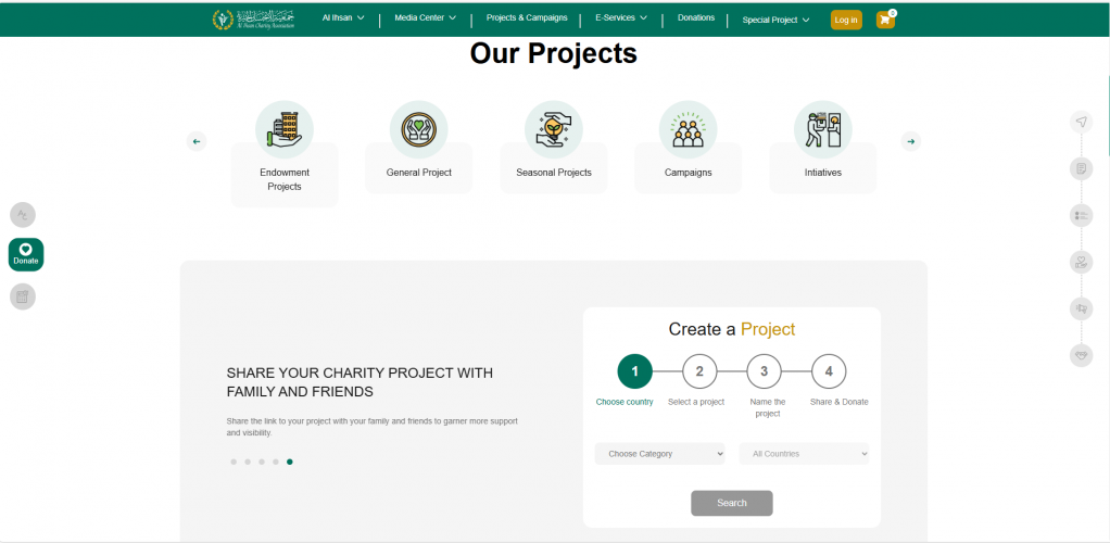 Developing a Comprehensive Charity Platform for Al Ihsan Charity Association screenshot 4