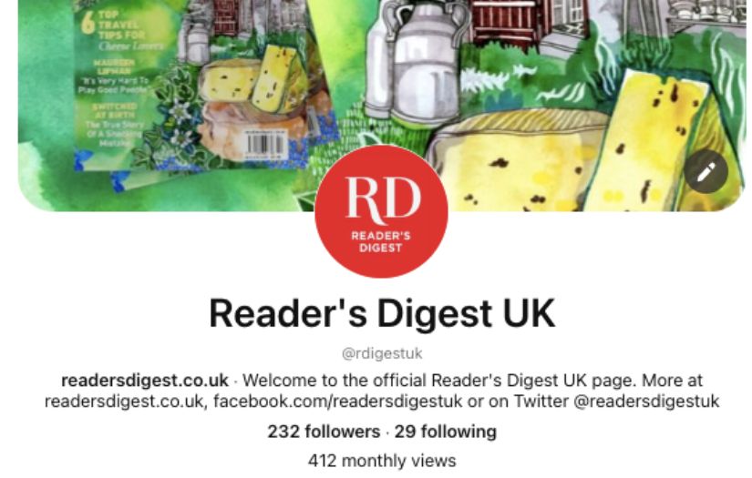 Reader's Digest UK - Social Media screenshot 2