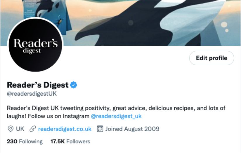 Reader's Digest UK - Social Media screenshot 1