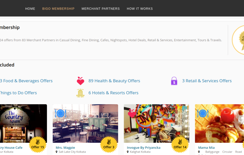 Bigo Savers - Dining, Entertainment and Leisure Guide screenshot 1