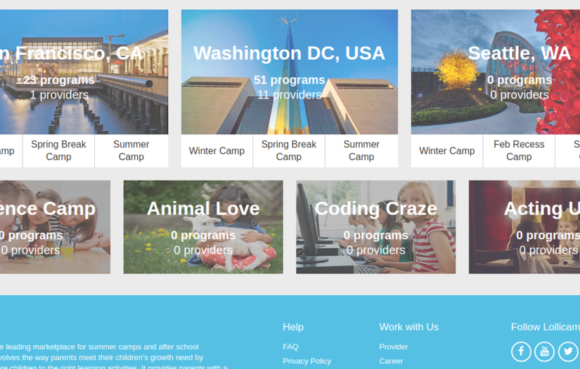 Iguanahop - Marketplace for Summer Camps and After School Programmes screenshot 1