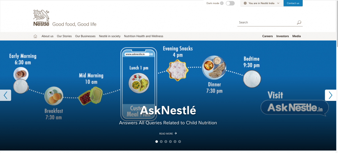 Nestle screenshot 1