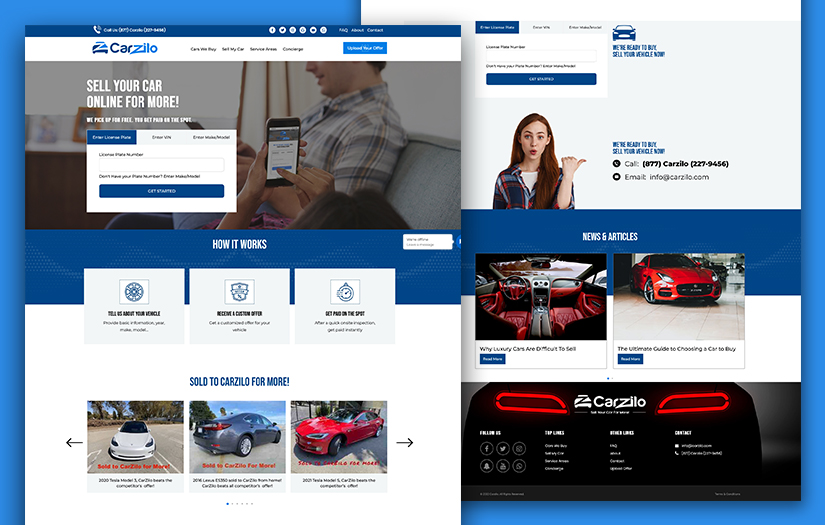Redesign Site with wp bakery builder on wordpress screenshot 1