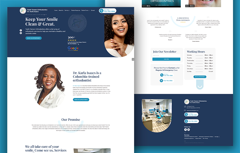 Build a new Responsive Dental Wordpress Site screenshot 1