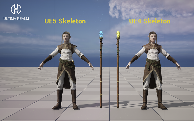Elven Priest | 3D Character screenshot 4