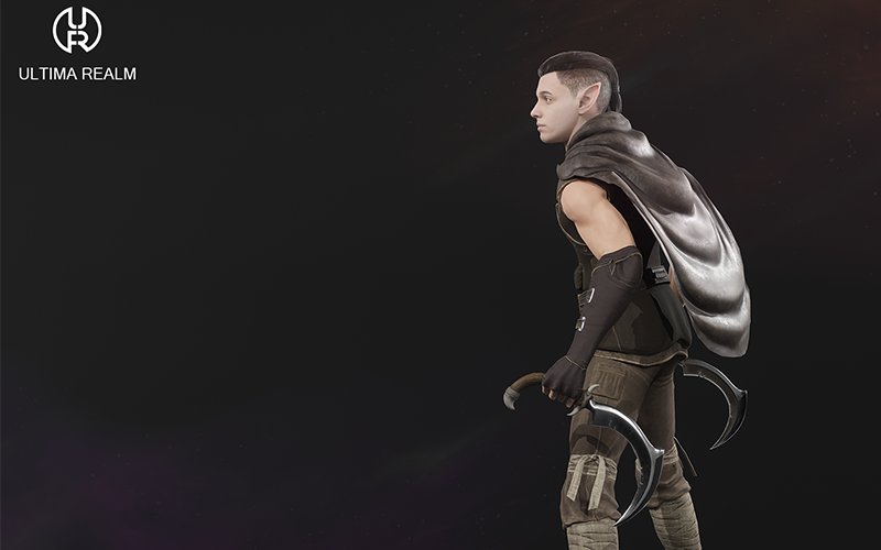 Elven Rogue | 3D Character screenshot 3