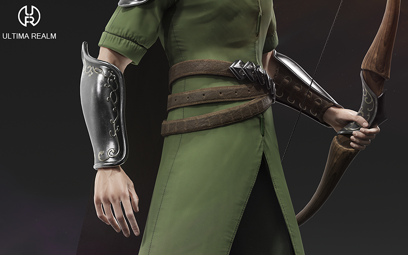 Elven Hunter | 3D Character screenshot 5
