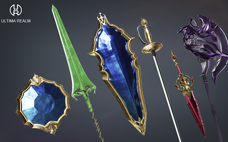 Fantasy Weapons | Game-Ready 3D Model screenshot 5