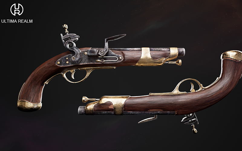 Cossack Weapons | Game-Ready 3D Model screenshot 3