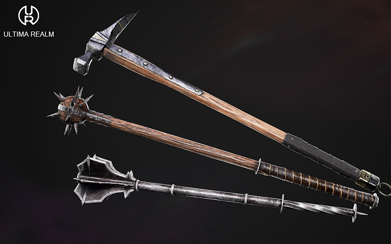Cossack Weapons | Game-Ready 3D Model screenshot 1