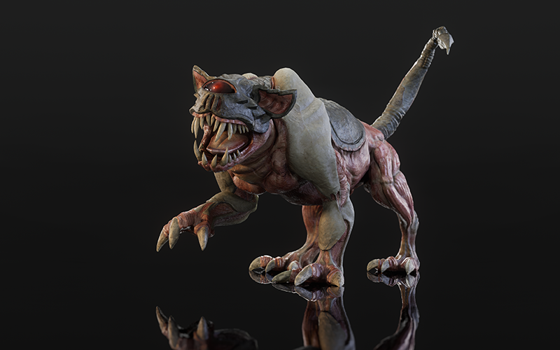 Mutant Panther | 3D Character screenshot 2