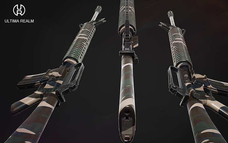 M16 Riffle | Game-Ready 3D Model screenshot 5